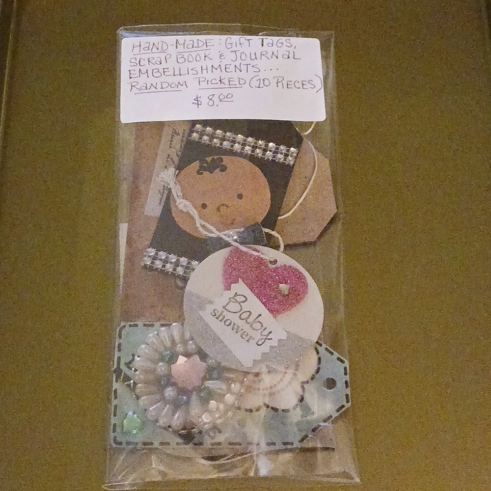 Hand-made Baby Shower & Assorted Embellishments Pack